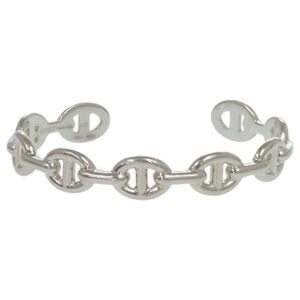 Hermes Chaine D'ancre LG Silver 925 Silver Bangle 1202 Hermes